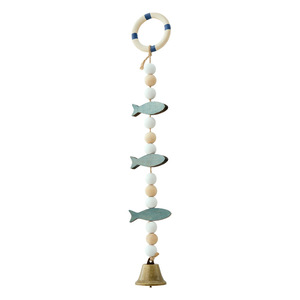 Campana de Viento de Estilo Mediterráneo con Conchas y Colgante de Campana para Decoración del Hogar, Adorno de Pared - Product Image 3