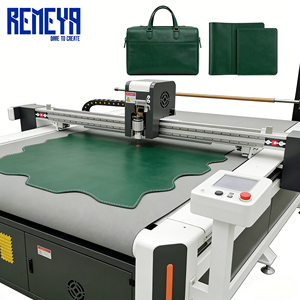 High-Speed Vibrating Knife Cutting Machine Offering Customizable Settings and Thickness Tolerance for <b>Synthetic</b> <b>Leather</b> REMEYA - Product Image 1