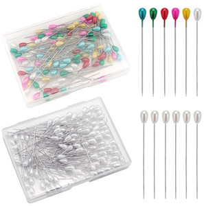 PATIKIL 3 Longueur Porte-Aiguille En Plastique Lot De 10 Tubes De Rangement Portables Pour Aiguilles À Broder Épingles À Cheveux Punaises Perles Transparents