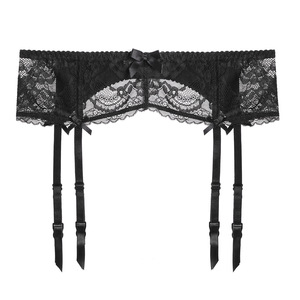 Lingerie Sexy pour femmes <span class=keywords><strong>grande</strong></span> <span class=keywords><strong>taille</strong></span> dentelle jarretière bretelles sous-vêtements réglable Double boutonnage ceinture pour bas 0369 - Product Image 2
