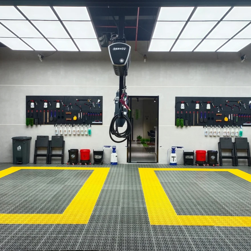Modern Car Wash Workshop Park Vinyl