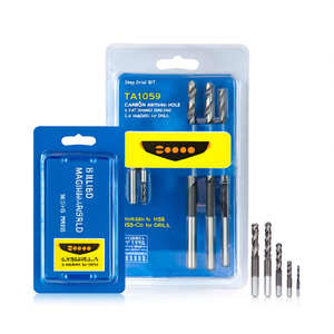 Step Drill Bit TA1059 <b>Nitrided</b> Through Hole 3 Flat Shanks DIN338 HSS HSS-Co Drill Bits for Drills - Product Image 2
