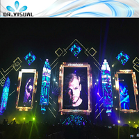 Panel layar LED DR VISUAL Harga Terbaik Panel layar Led P3 P3.91 latar belakang panggung layar Led