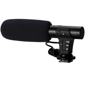 Máy Ảnh Kỹ Thuật Số Máy Ghi Âm Không Dây Microphone Đeo Cổ Youtuber Vlog Video Mic Cho Điện Thoại Di Động Shotgun Microphone