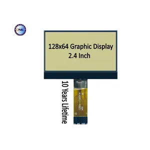 CNK 128*64จุดกราฟิกโมดูลจอแสดงผล LCD ขาวดำ