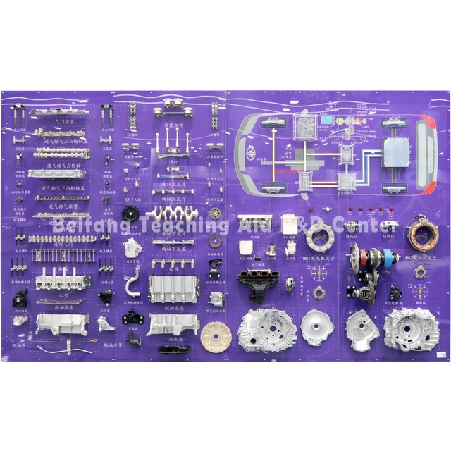 Dual Engine Power System Teaching Board Automotive Training Equipment From Supplier Educational Automotive Teaching Equipment