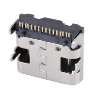 Herstellerdirektversorgung C-Typ USB Typ-C Buchse 16-Pin Kupferanschluss 3A Nennstrom PCB-Ladeanschluss