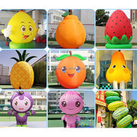 Modèles de mangues géantes gonflables personnalisées pour l'extérieur, publicité, fruits gonflables bon marché, personnage pour la promotion des magasins de fruits