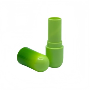 Tubo de lápiz labial vacío Yuecai con forma de cápsula, tapa degradada <span class=keywords><strong>verde</strong></span> <span class=keywords><strong>lima</strong></span>, bálsamo labial con base de <span class=keywords><strong>menta</strong></span>, personalizado - Product Image 6