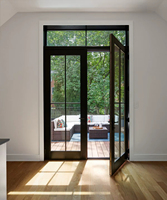 Ventana de Aluminio con Rotura de Puente Térmico CBMmart, Ventana Abatible Personalizada Blanca, Doble Acristalamiento Low-E, Ventanas de PVC con Vidrio de Impacto