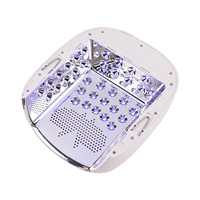 Lampe à ongles portable sans fil 128W UV LED pour séchage de vernis gel avec lampe de polymérisation rapide détachable 9W, fourniture d'usine pour ongles