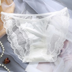 ZhenShangMei sous-vêtements taille haute pour femmes slips grande taille culotte <span class=keywords><strong>en</strong></span> dentelle respirante taille haute Cheekster mamie culotte - Product Image 5