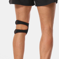 Rodillera ajustable de neopreno para rótula, con correa de rótula flexible de silicona, cómoda rodillera, n. °