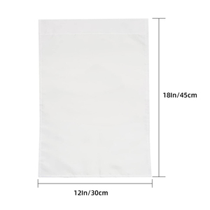 Drapeau de jardin extérieur personnalisé 12x18, double face, pour la promotion de votre entreprise, avec impression par sublimation de votre propre logo ou texte. - Product Image 4
