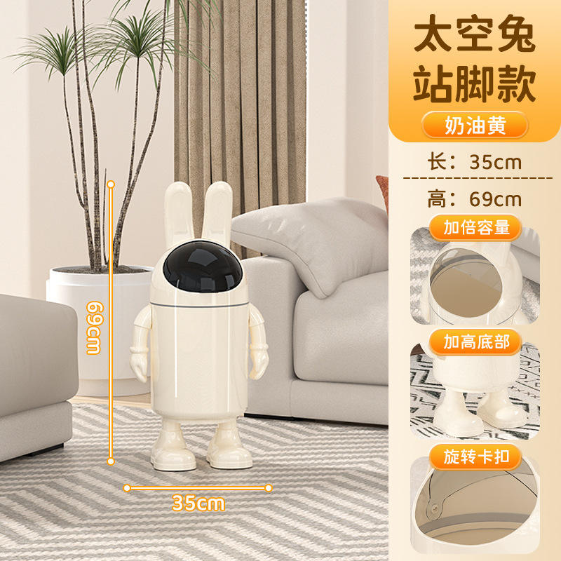 Lentille transparente blanche lapin