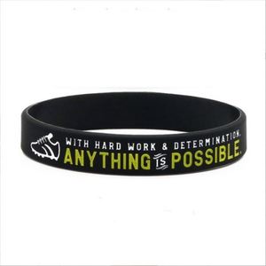 Bracelets de football inspirants, tout est possible, bracelet en silicone pour la victoire - Product Image 6