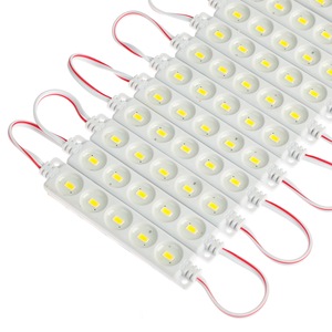 Module lumineux 5LED blanc chaud 1.2W 12V DC 2700k blanc pour camion extérieur, fourgons, boîte à lumière, panneaux publicitaires avec ruban adhésif IP65 - Product Image 3