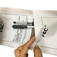 Utilisation imprimée recyclable de matière plastique d'emballage thermoscellable de LDPE de poly sacs automatiques pré-ouverts perforés transparents de roulement