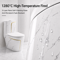 WC monobloc mat à chasse d'eau silencieuse, design contemporain et luxueux, en ABS coloré, économie d'eau, abattant à fermeture douce, pour hôtel
