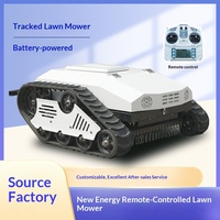 Tondeuse à gazon électrique industrielle DIY, compatible avec les tracteurs et les quads, télécommandée, capacité tout-terrain, moteur 48V 100CC, batterie au lithium