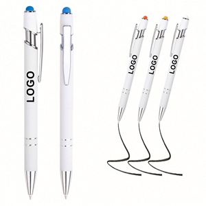 Custom Logo Metal Stylus <b>Pen</b> with Aluminum Barrel, Click Ballpoint <b>Pen</b> for Promotional <b>Gifts</b> and Office Use - Product Image 3