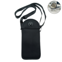 Pochette de téléphone verrouillable personnalisée en néoprène avec boucle magnétique, sac Faraday anti-ondes pour l'école