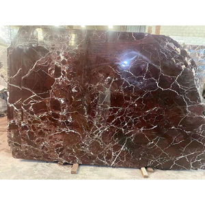 Dalles de marbre naturel Rosso Lepanto polies pour usage intérieur et extérieur moderne : comptoirs, dessus de vanité, panneaux muraux, carreaux de sol, salle à manger - Product Image 2