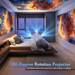 Nieuwe Versie Hy300pro Lagere Prijs Kleiner Formaat Groter Projectiescherm Android 11 4K Decodering Draagbare Projector - Product Image 6