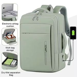 Wholesale Custom Designer Durable Office Expandable USB Mochila Bagpack Waterproof Back <b>Pack</b> Travel Laptop <b>Bag</b> Backpack for Men - Product Image 1