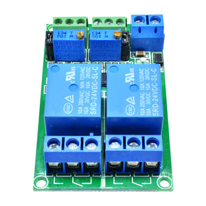 <span class=keywords><strong>2</strong></span>-Kanal LM393 Spannungskomparator-Modul 5V 12V 24V Relaisplatine für Automobil-Schaltkreismodifikationen - Product Image 5