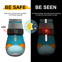 Bottes pour chien en maille respirante lumineuses et innovantes, antidérapantes et résistantes à l'usure, pour plusieurs races de chiens