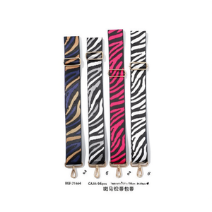Zebra Print Webbing <b>Bag</b> <b>Strap</b> 50x100cm <b>For</b> Pouch Women <b>Bag</b> Accessories - Product Image 1