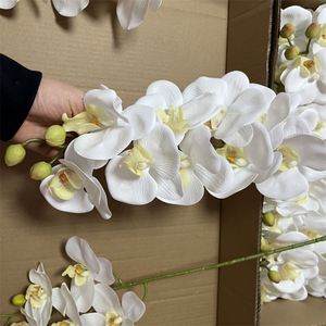 새로운 스타일 N-0501 고품질 시뮬레이션 인공 나방 난초 라텍스 꽃 맞춤형 서비스 - Product Image 5