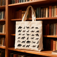 Bolsas de Tela de Algodón Orgánico 100% Tamaño OEM, Bolsas de Lona de Algodón Natural para Compras, Bolsas de Mano para Regalo