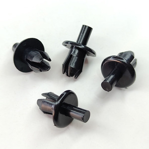 Auto Plastic Expansion <b>Clips</b> For <b>Car</b> Bumper Dashboard Trim 8mm Black Fasteners - Product Image 2