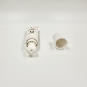 Bán buôn tùy chỉnh rỗng d19mm PE mềm bóp ống mỹ phẩm container cho kem mắt son bóng với chia gốm <span class=keywords><strong>Applicator</strong></span> - Product Image 1