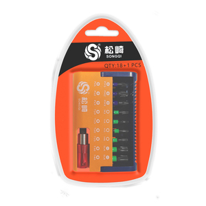 18+1pcs 25mm Magnetic Head Screwdriver Bits 1/4" Hex Shank Screw Drivers Set PH/PZ/Torx/<strong>SL</strong>/Hex Series - Product Image 1