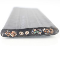 JSH CAT6 Flaches Aufzugskabel Kupferleiter mit PVC-Isolierung 300V Niederspannung