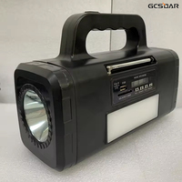 Système solaire domestique hors réseau GCSOAR SDF-3760 Mini 6W/6V Panneau solaire en silicium polycristallin Câble ABS de 5 m Batterie lithium-ion CE