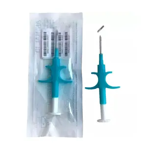 1.4*8mm injectable 134.2Khz identification de fréquence micropuce animale rfid