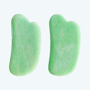 Planche de massage Gua Sha en aventurine en forme de vague, outils de massage pour cadeau de vacances - Product Image 3