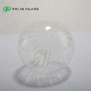 Pantalla de lámpara de cristal de borosilicato 3.3 de alta calidad, fabricada en fábrica, semirrevestida, tamaño personalizado, para iluminación colgante - Product Image 3