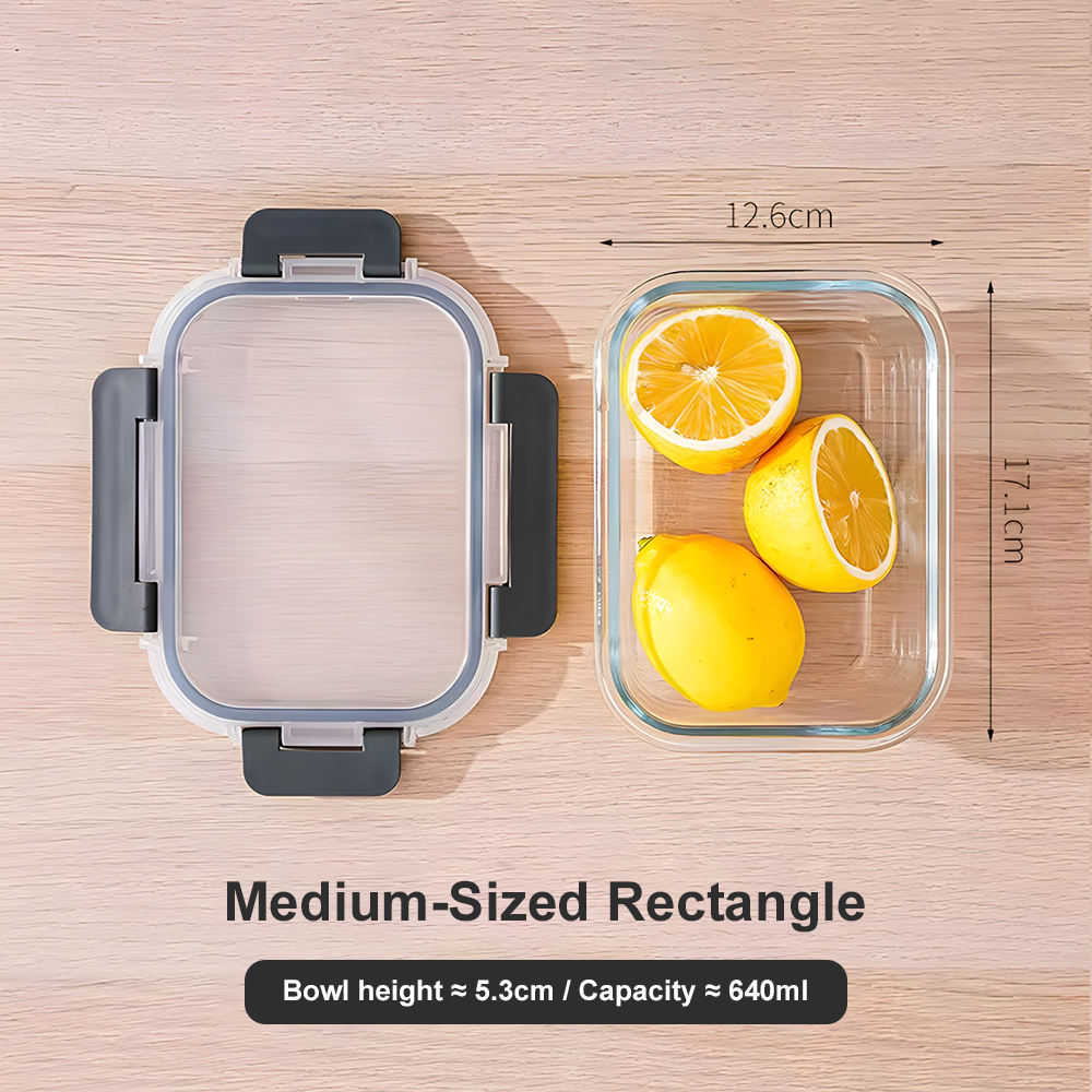 ทรงสี่เหลี่ยม 640ml