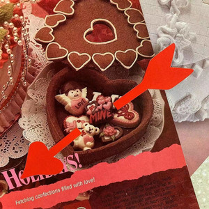 Décorations de gâteau en acrylique en forme de cœur pour la Saint-Valentin, avec flèche de Cupidon, pour la décoration de gâteaux - Product Image 4