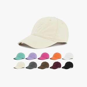Washed Cotton Plain Baseball Caps Adjustable Unstructured Soft Blank Casual Dad Ball <b>Hats</b> for Men Women - Product Image 1