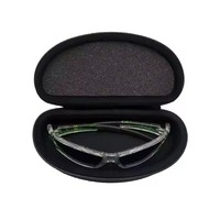 Étui à lunettes noir durable, adapté aux lunettes et aux lunettes de soleil, étui à lunettes résistant aux chocs