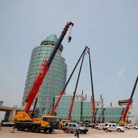Nouvelle grue de chantier industrielle télécommandée STC700 de 70 tonnes de capacité, qualité supérieure, à vendre