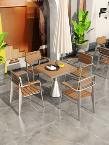 Outdoor Metal <strong>Table</strong> and Chair Set with Round <strong>Table</strong> Weather Resistant Iron Frame <strong>Garden</strong> Small Tavern Restaurant Furniture Set - Product Image 2