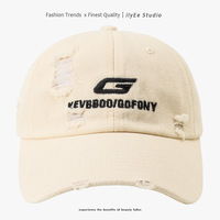 Topi Baseball Unisex Korea 6-Panel Koleksi Musim Semi 2026, Pinggiran Lebar yang Dapat Disesuaikan, Bagian Atas yang Lembut, 100% Katun, Bordir Mesin, Untuk Luar Ruangan