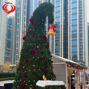 عملاقة في الهواء الطلق فريدة من نوعها 6m 8m 9m 10m 12m مضاءة مسبقًا شجرة عيد الميلاد الكبيرة مع LED للتسوق - Product Image 3